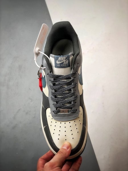 Air Force 1 Low Digimon Cinza e Azul - Vista 9