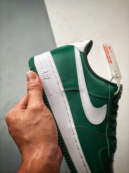 Air Force 1 Low Verde Escuro e Branco - Vista 2