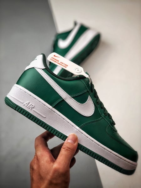 Air Force 1 Low Verde Escuro e Branco - Vista 7