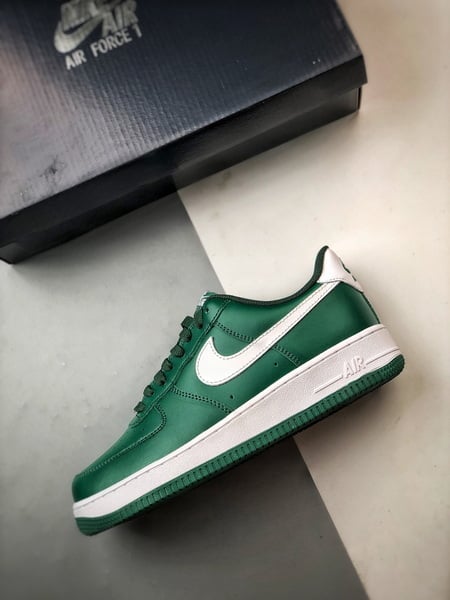 Air Force 1 Low Verde Escuro e Branco - Vista 8
