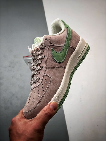 Air Force 1 Low Akira Rosa Verde Camurça - Vista 5