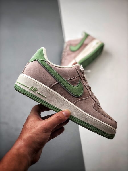 Air Force 1 Low Akira Rosa Verde Camurça - Vista 7