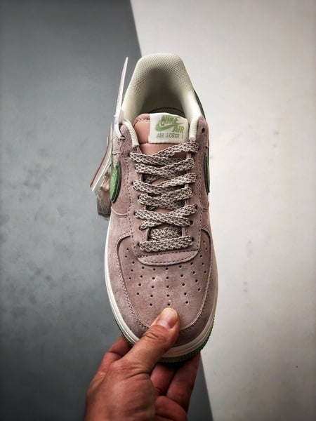 Air Force 1 Low Akira Rosa Verde Camurça - Vista 9