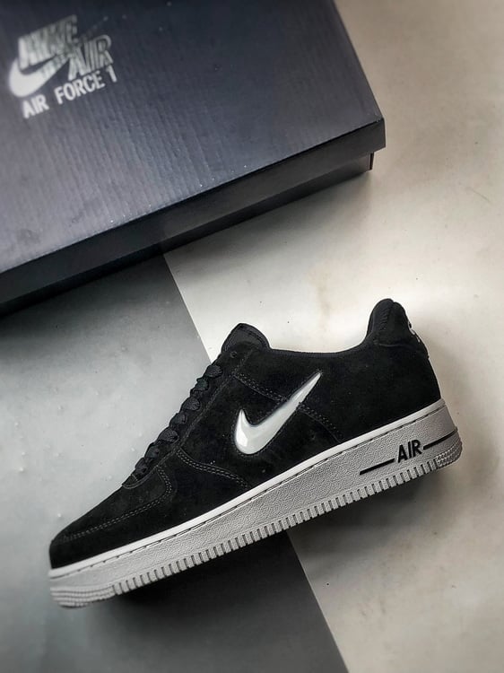 Air Force 1 Low Preto e Cinzento com Mini Gancho - Vista 8