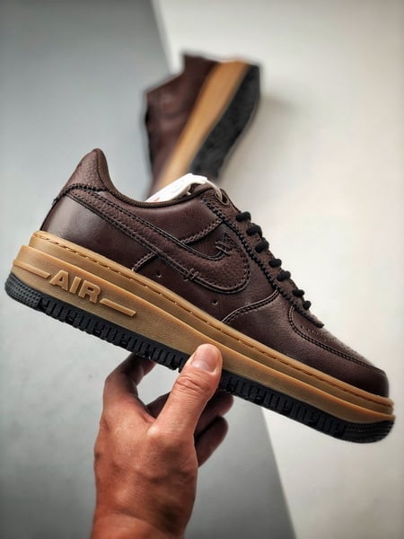 Air Force 1 Low Luxe Preto e Castanho - Vista 7