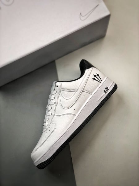 Air Force 1 Low _By You_ Branco e Preto - Vista 8