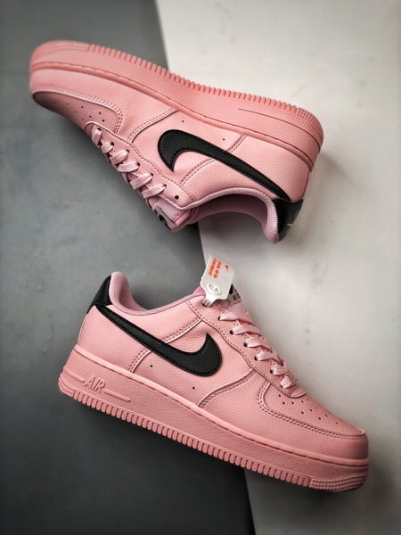 Air Force 1 Low By You Rosa e Preto - Vista 6