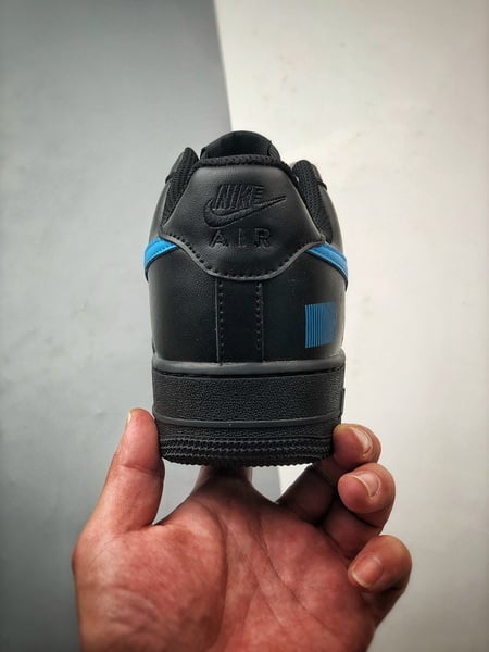 Air Force 1 Low 'By You' Preto e Azul - Vista 3