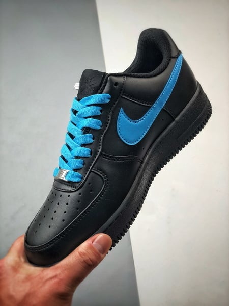Air Force 1 Low 'By You' Preto e Azul - Vista 5