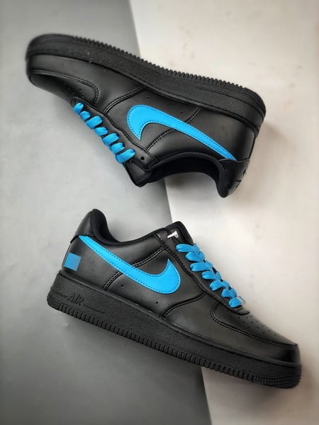 Air Force 1 Low 'By You' Preto e Azul - Vista 6