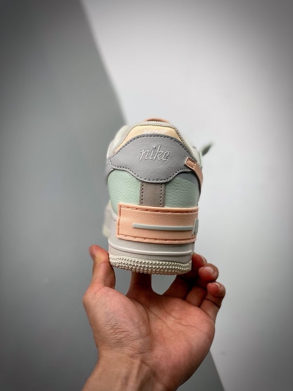 Air Force 1 ShadowVerde Claro Rosa Patchwork - Vista 8