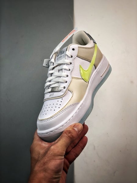 Air Force 1 Shadow Branco Cinzento e Verde - Vista 5