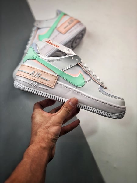 Air Force 1 Shadow Branco e Rosa - Vista 7