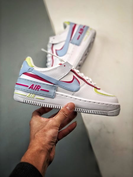 Air Force 1 Shadow Branco Vermelho e Azul - Vista 2