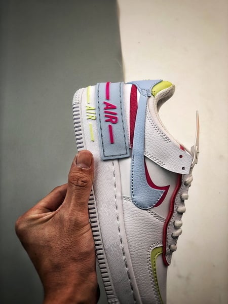 Air Force 1 Shadow Branco Vermelho e Azul - Vista 3