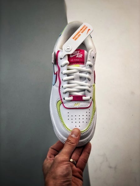 Air Force 1 Shadow Branco Vermelho e Azul - Vista 9