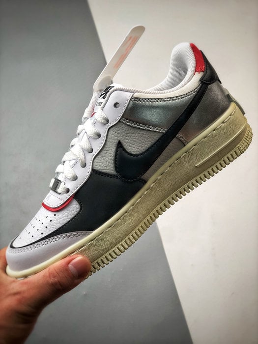 Air Force 1 Shadow Branco Vermelho e Preto - Vista 5