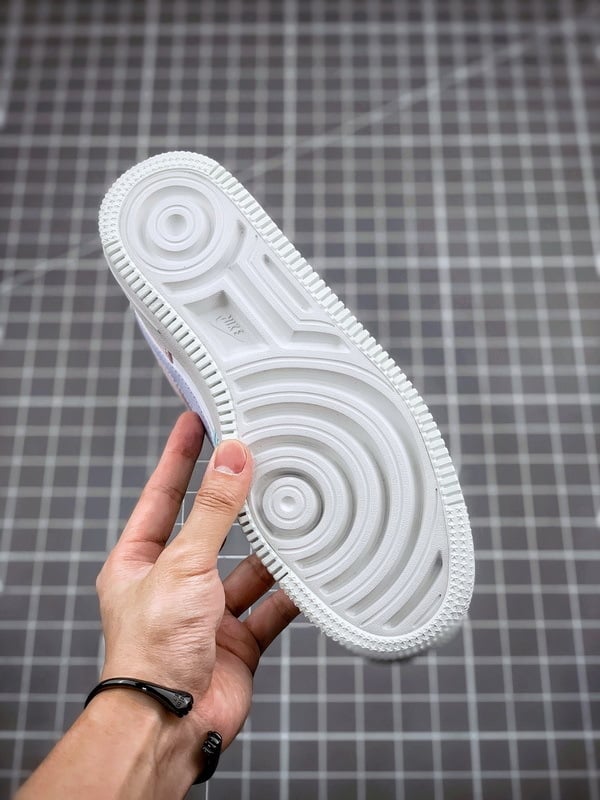 Air Force 1 Shadow Branco Azul e Rosa - Vista 7