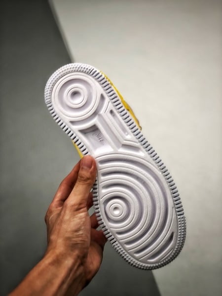 Air Force 1 Shadow Branco Amarelo e Rosa - Vista 4