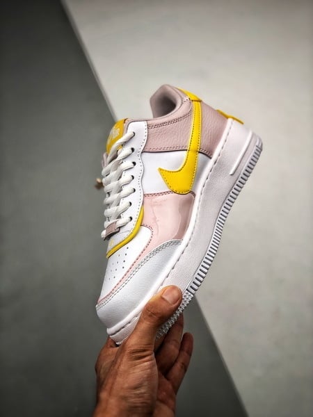Air Force 1 Shadow Branco Amarelo e Rosa - Vista 9