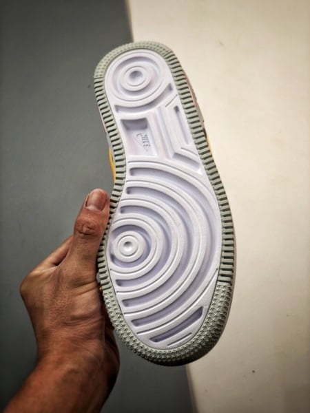 Air Force 1 Shadow Branco Amarelo e Vermelho - Vista 4