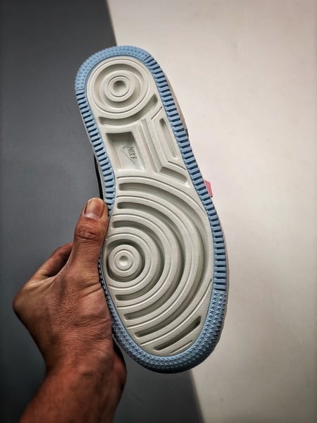 Air Force 1 Shadow Branco Preto e Rosa - Vista 9