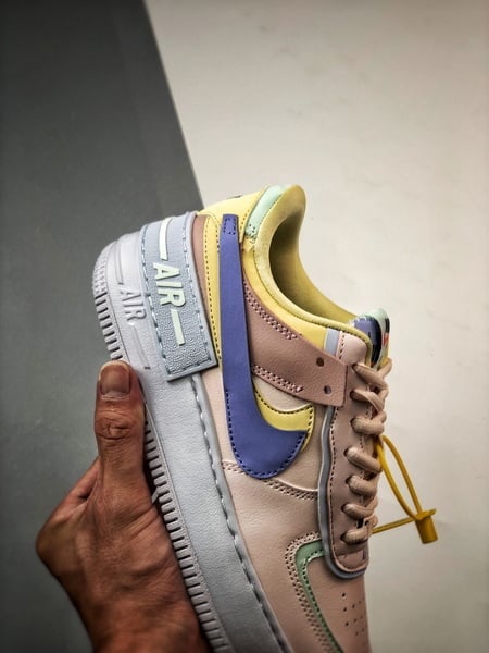 Air Force 1 Shadow Rosa Amarelo e Roxo - Vista 4