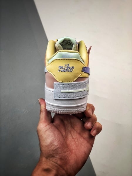 Air Force 1 Shadow Rosa Amarelo e Roxo - Vista 5