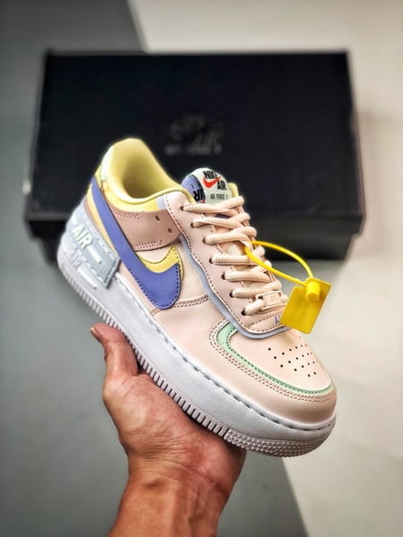 Air Force 1 Shadow Rosa Amarelo e Roxo - Vista 7