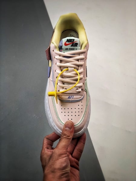 Air Force 1 Shadow Rosa Amarelo e Roxo - Vista 8