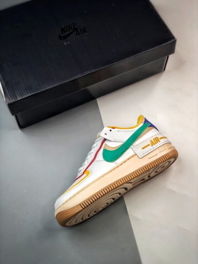 Air Force 1 Shadow Amarelo Verde e Vermelho - Vista 6