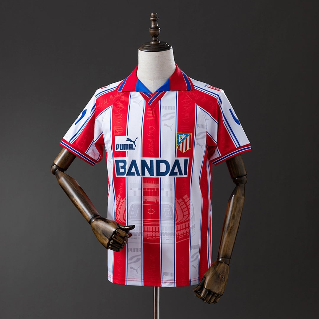 Camisola Principal do Atletico Madrid 1996/1997 (Retro) - Vista 1