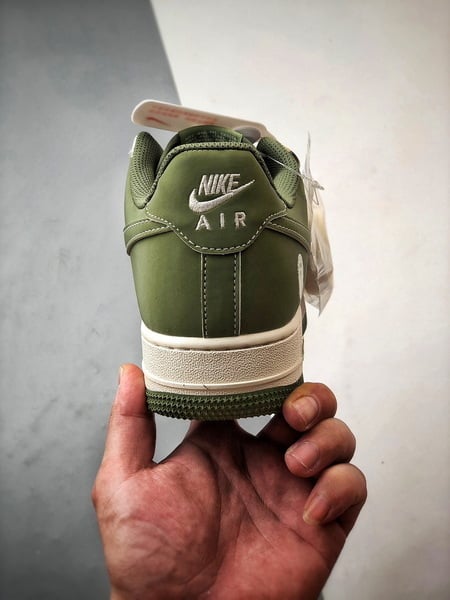 Bape x Air Force 1 Low Cinza e Verde - Vista 3