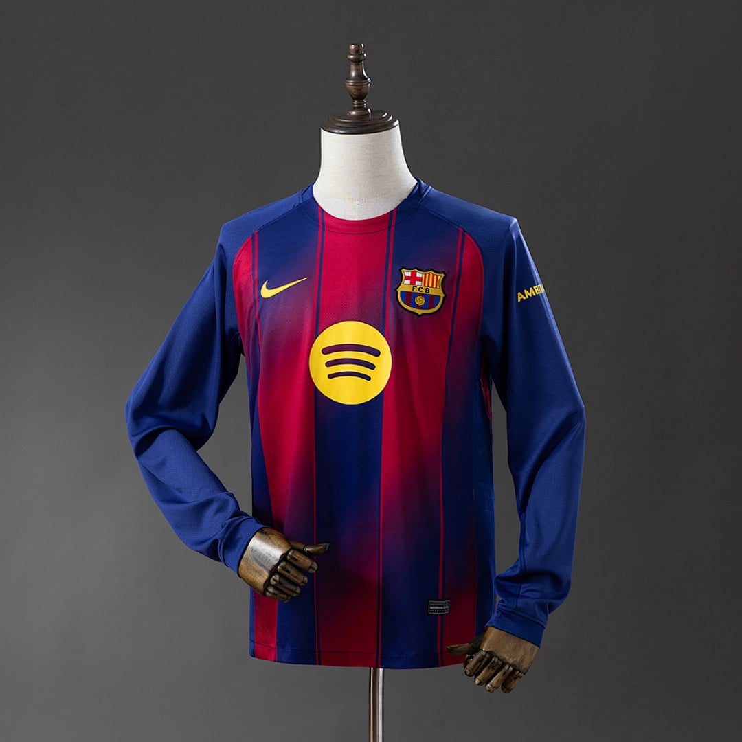 Camisola Principal do FC Barcelona 2025/2026 (Manga Longa) - Vista 1