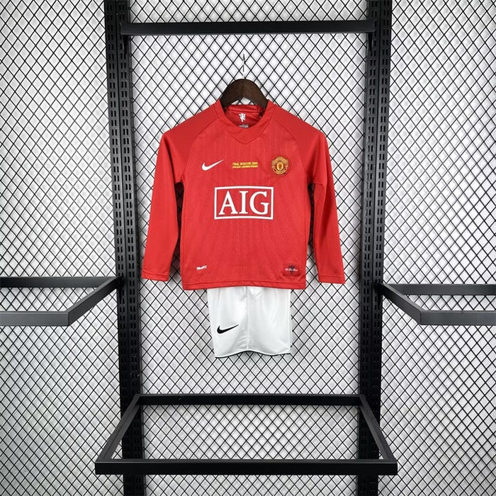 Kit Criança Manchester United Final Champions 2007/08