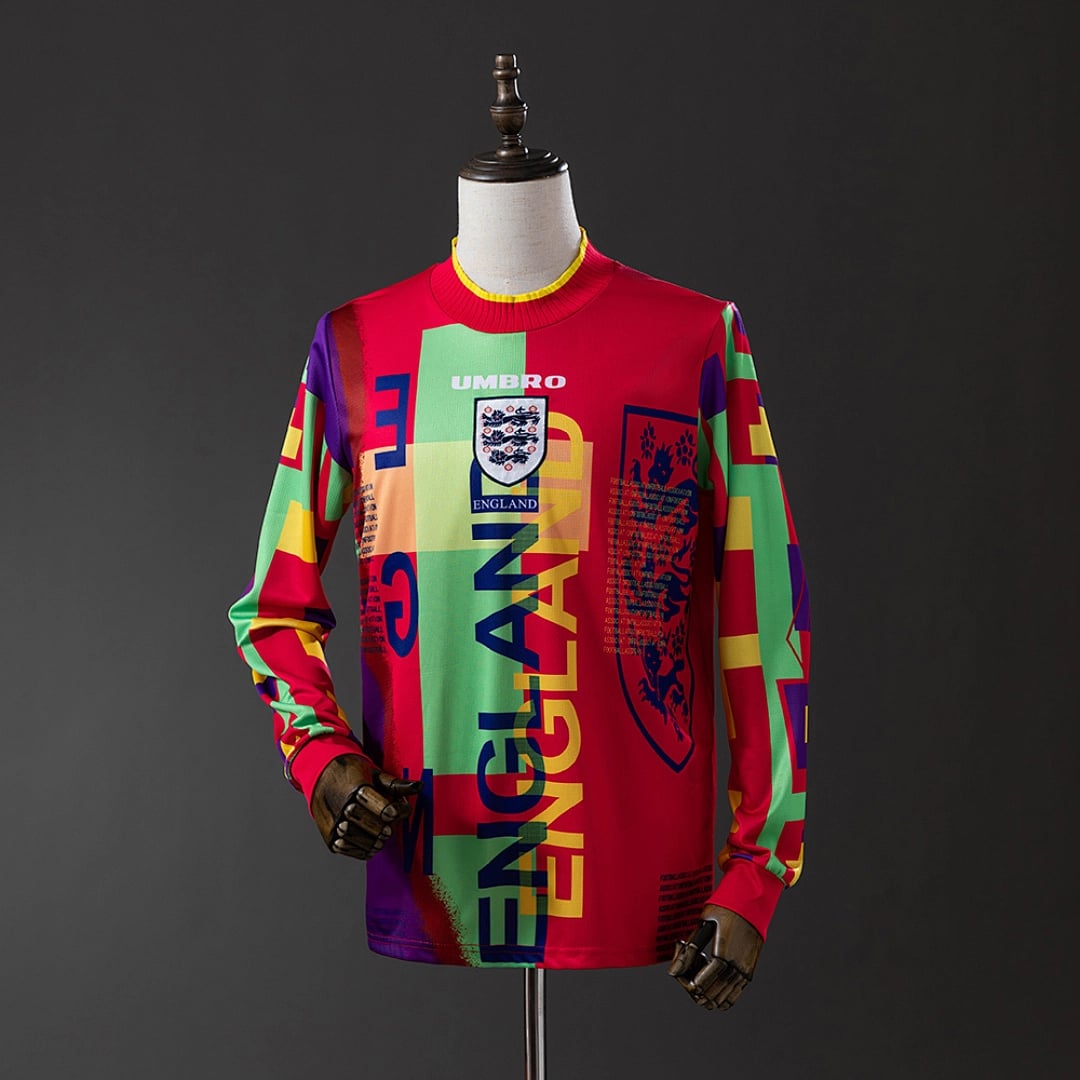 Camisola Guarda-Redes da Inglaterra 1996 (Retro, Manga Longa) - Vista 1