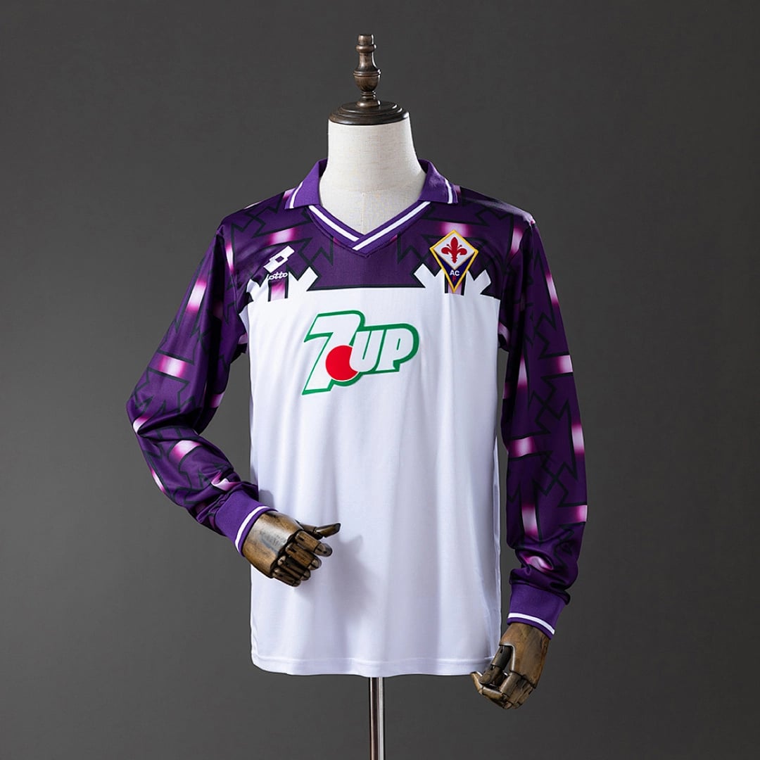 Camisola Alternativa da Fiorentina 1992/1993 (Retro, Manga Longa) - Vista 1