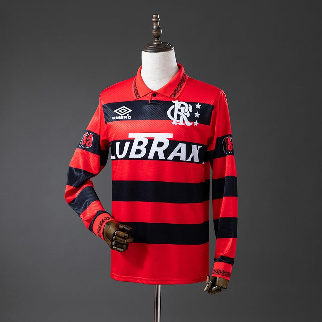 Camisola Principal do Flamengo 1994 (Retro, Manga Longa) - Vista 1