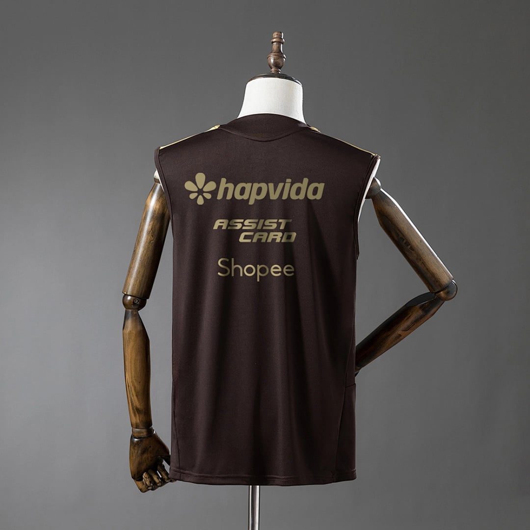 Camisola Flamengo 2026/27 Treino Colete Castanho All Sponsor - Vista 2