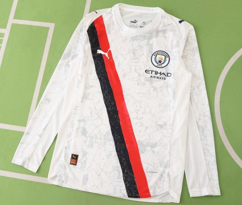 Camisola Manchester City Alternativa Manga Comprida 25/26