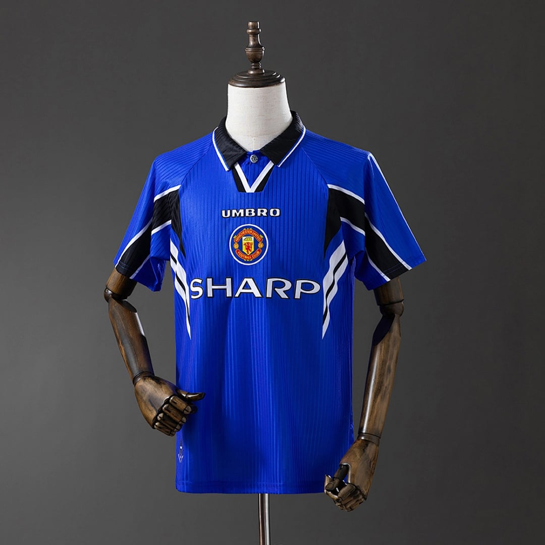 Camisola Alternativa do Manchester United (Retro) (2) - Vista 1