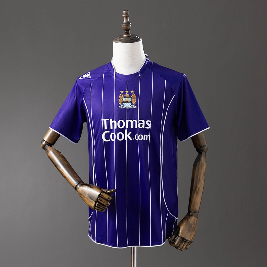 Camisola Alternativa do Manchester City 2007/2008 (Retro) - Vista 1