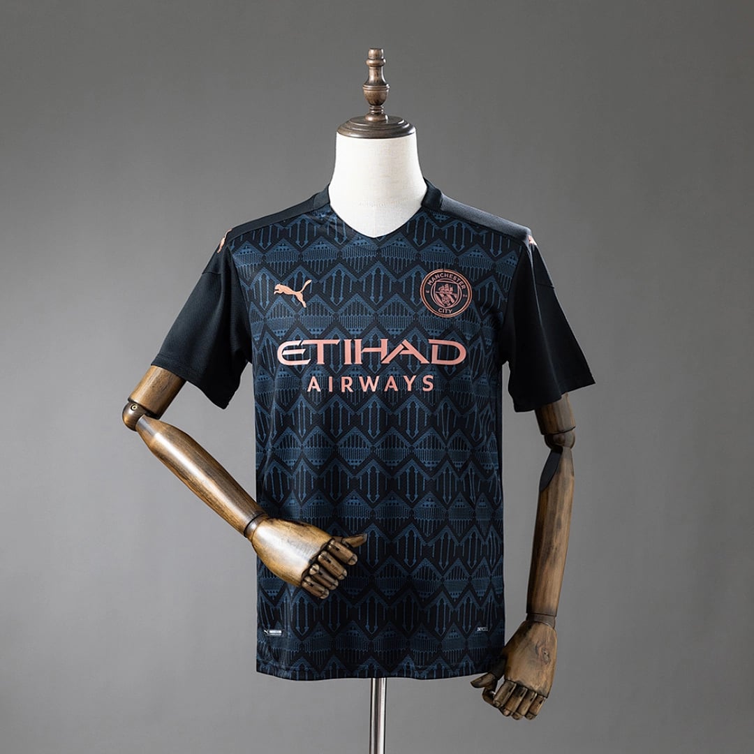 Camisola Alternativa do Manchester City 2020/2021 (Retro) - Vista 1