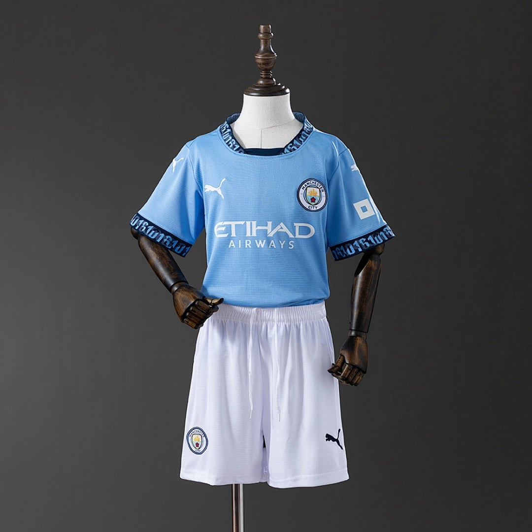 Kit Crianca Manchester City Principal 2024/2025 - Vista 1