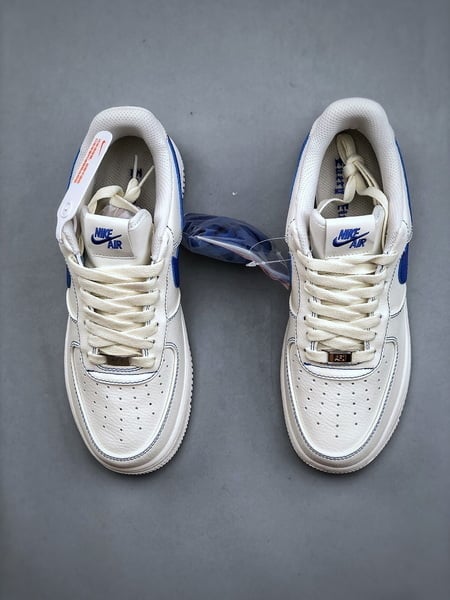 Nike Air Force 1 Low 07 x VLONE Branco e Azul - Vista 6