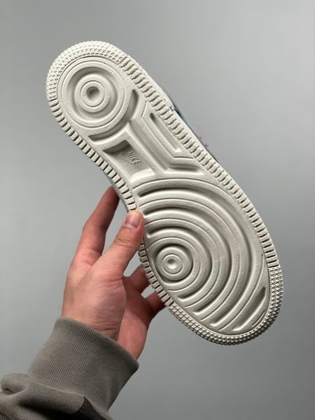 Nike Air Force 1 Low Shadow Branco Azul e Amarelo - Vista 5