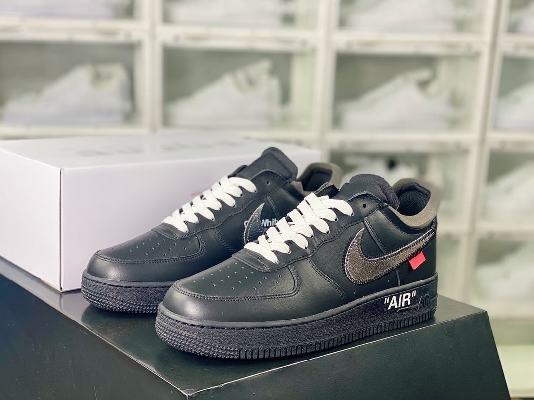 Nike OW Preto com Laranja e Prata Hook