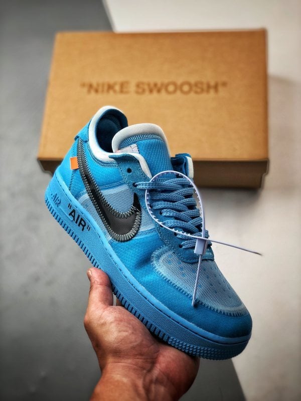 Off-White x Air Force 1 Low Azul