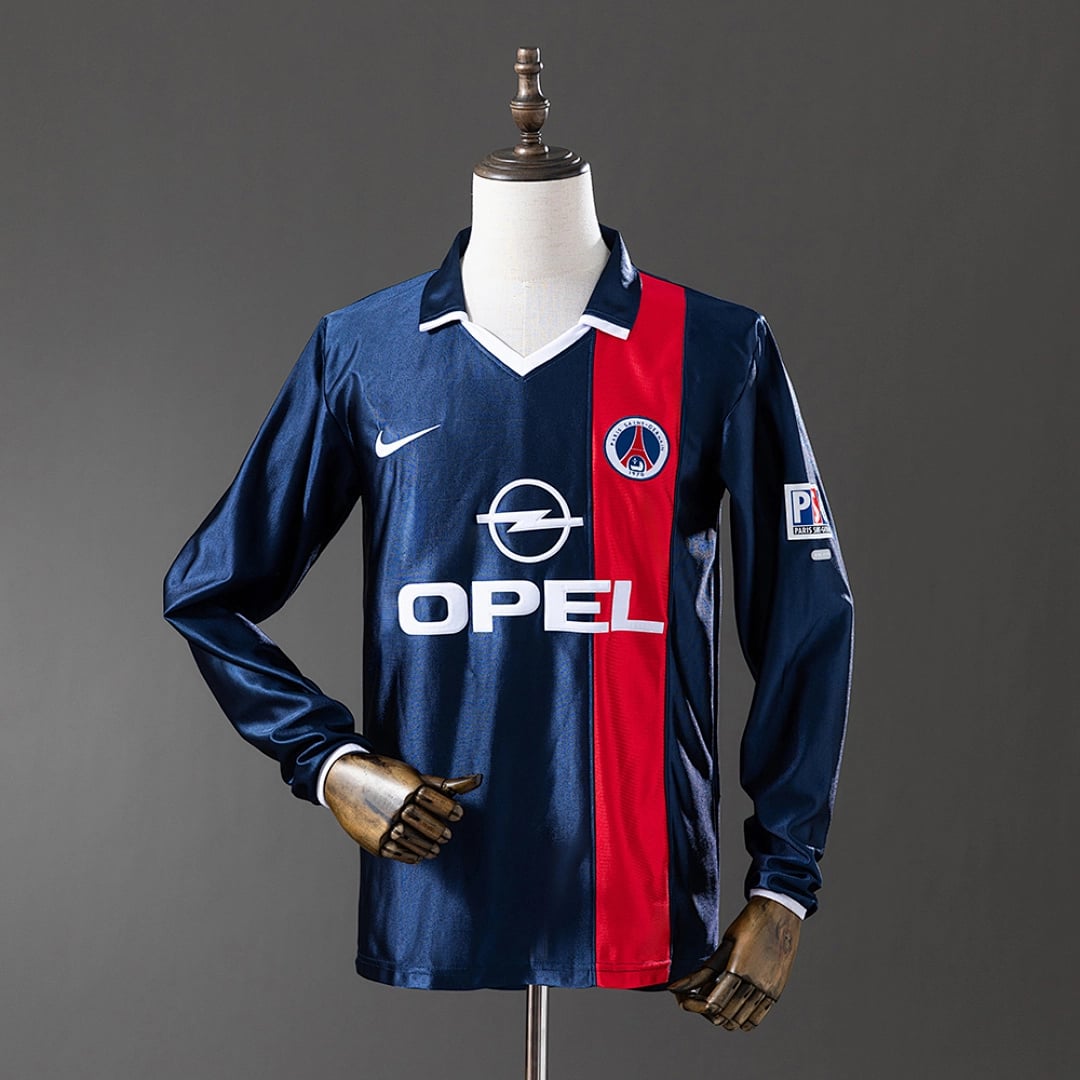 Camisola Principal do PSG 2001/2002 (Retro, Manga Longa) - Vista 1