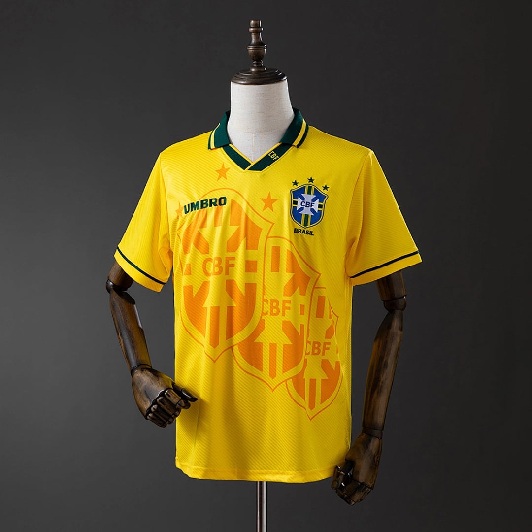 Camisola Principal do Brasil 1993/1994 (Retro) - Vista 1